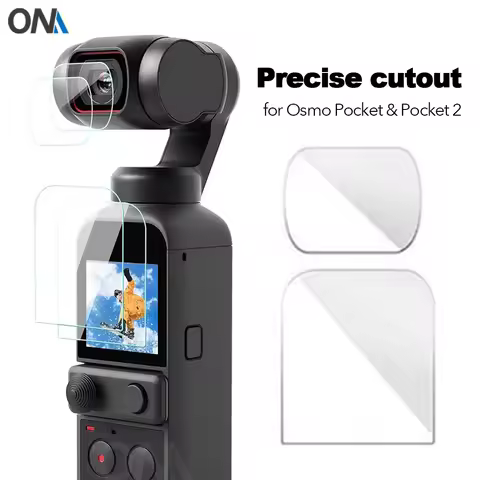 For DJI Osmo Pocket 1 & 2 Screen Protector Accessories Lens Protective Film Gimbal Cover for DJI Osm