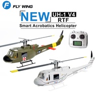 FlyWing UH1 V4 RC Helicopters Brushless Motor 10CH M10 GPS with H1/ACE Flight Controller Altitude Ho