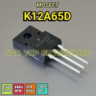 K12A65D 12N65 (12A 650V) MOSFET READY STOCK BARU TO-220F TK12A65D K11A65D TK11A65D 11N65
