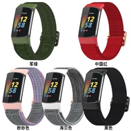 For Fitbit Charge 6 5 nylon strap 2023 new fashion watch band straps