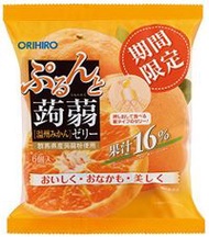 ORIHIRO 擠壓式低卡蒟蒻果凍 溫州蜜柑【秋冬限定款】