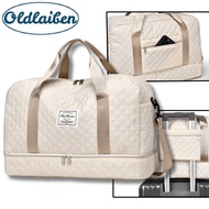 Multifunctional Travel Bag Wet and Dry Separation, Separate Shoe Compartment - 20-35L Capacity, Abra