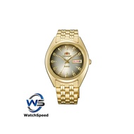 ORIENT 3 Star Automatic Watch Mens Gold tone watch Degrade Champagne FAB00001P9(Gold)