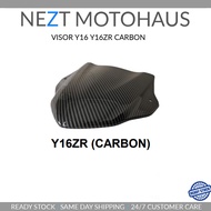 Yamaha Y16 Y16ZR Carbon Visor Windshield