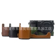 Sony A6400Carbon Fiber Oil Leather Base Protective Cover4.6