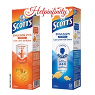 Scott’s Cod Liver Oil Emulsion Orange 200ml / Scott’s Cod Liver Oil Emulsion 200ml Original / Scott’
