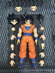 魔契可動 3.0悟空 + Tk 自在極意 兆 頭雕 連特典前髮 第三方 dlc  1/12 Dragon Ball  龍珠 bandai  杜拉格斯  悟飯  比達 著魔 shf