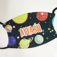 TOPENG MUKA BERCETAK NAMA/ PERSONALISED MASK/ TOPENG PELINDUNG MUKA/ MASK MUKA