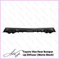 ❏ ℗ ✫ Toyota Vios 2013-2018 3RD GEN SUPERMAN Rear Bumper Lip Diffuser (Matte Black)