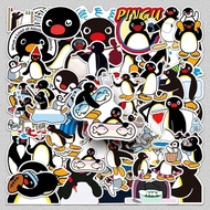 100 pingu Cartoon Cute Korean Animation Penguin Family Tablet PC Water Cup Phone Case Waterproof Sti