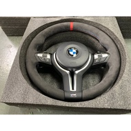 BMW F30 F20 Full Alcantara M-Performance Steering Wheel Paddle Shifter with Airbags