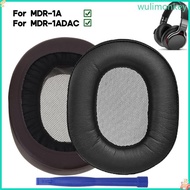 WU Quality Leather Ear Pads Ear Cushion for MDR-1A Headphone Earpads Headphone Sleeves Earcups Repla