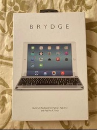 美國BRYDGE 9.7平板專用藍芽金屬背光鍵盤 - 適用 iPad Air / Air 2 / Pro 9.7 吋