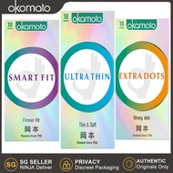 Okamoto Condoms 10s Ultra Thin  Condoms   Extra Dots Condoms   Smart Fit Condoms