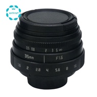 35mm F1.6 C Mount Camera Lens with Adapter Ring for Fujifilm X-E2 X-E1 X-Pro1 X-M1 X-A2 X-A1 X-T1