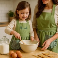 Preferred Good Things Japanese Simple Parent-Child Apron Painting Baking Oil-Proof Household Childre