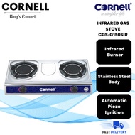 CORNELL Infrared Gas Stove Cooker | Double Burner | Dapur Gas (CGS-G150SIR)