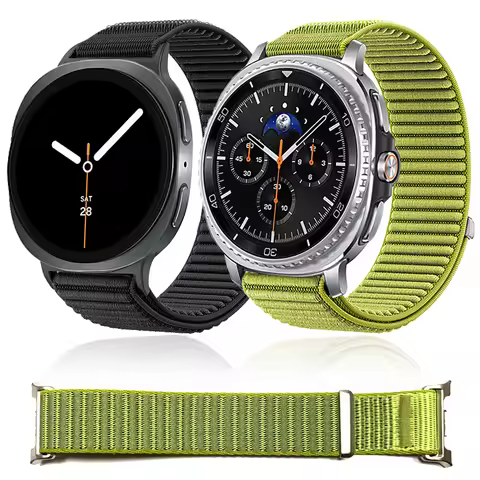 Nylon Wave Loop Bands For Samsung Galaxy Watch8 Wrist Strap Samsung Galaxy watch 8 40mm 44mm/8 class