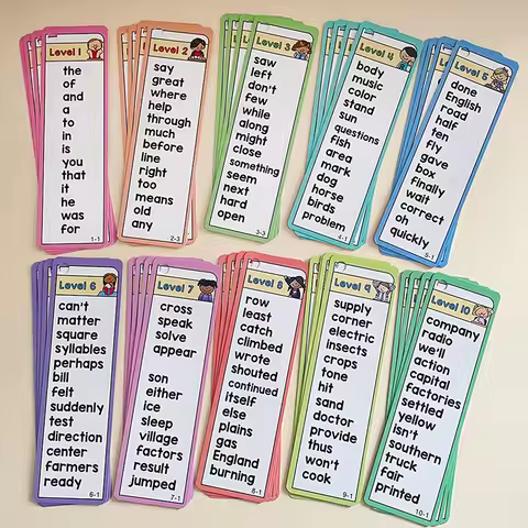 1000 Sight Words Flashcards, Words List Flash Cards, High Frequency Word Lists, ESL Teaching Materia
