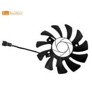 HA8010H12F-Z 75MM 2Pin GTX1050Ti GPU Cooler DUAL Fan for   GTX 1050Ti GTX-1050-Ti-4GT-OC(1Pcs)