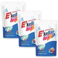 Exkelan powder detergent 1kgx3 cold water large capacity laundry detergent