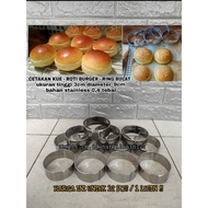 9CM ROUND RING BREAD MOLD - BURGER RING - 8CM CUTTER RING