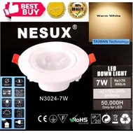 NESUX LED Downlight (Round) 7W 3000K Warm White