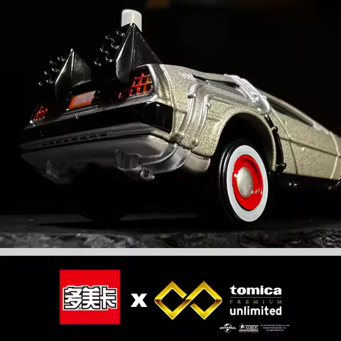 Takara Tomy Tomica Premium Unlimited 02 Back To The Future Ime Machine 1/64 Car Alloy Toys Motor Veh