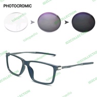 frame kacamata photocromic pria sporty SE3189 free lensa minus 