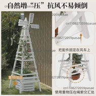 Windmill-Style Trellis, Solid Wood, Outdoor Pressure-Treated Wood, Garden Grape Arbor, Garden Decor,