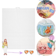 MIHAN Bag Mesh Grid, White Plastic Canvas Bag Sheets, 33.5x26CM 7CT Bag Rug