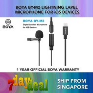 BOYA BY-M2 Lightning Lapel Lavalier Microphone (For iOS devices iphone / ipad)