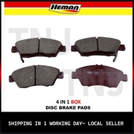 HEMAN 4 IN 1 DISC BRAKE PAD ( FRONT ) HONDA CIVIC VTEC(S) , SR4V-TECH , CIVIC SO4 , EG9 CIVIC 1.7 , 