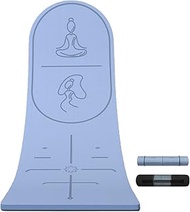 Yoga Mat, Jump Rope Mat, Women/Men, Fitness Exercise Mat [Bonus Carry Bag], Non-Slip Premium TPE Yoga Mat, Eco-Friendly Workout Mat Pilates, Meditation, 185 x 68 x 1cm (Blue)
