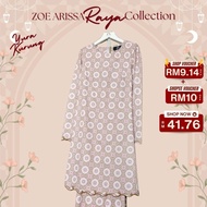 ZOE ARISSA BAJU KURUNG MODEN KURUNG Pahang Kebarung Muslimah Yura Embroidery Plus Size Kurung Sulam 