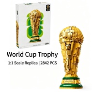 lego world cup trophy world cup lego FIFA World Cup Trophy 43020Football trophy Fan assembly toy Gif