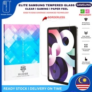 ELITE Gaming Tempered Glass Samsung Tab S10,S9,S10FE,S9FE,S8,Tab A9+,A8 10.5 Full Screen Protector S