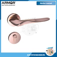 Armor Mortise Leverset ALM‑Z7070/S65/6085/RG | Rose Gold Door Lock | Premium Heavy Duty Kunci Pintu