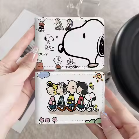 Snoopy Cute Cartoon Protective Cover 2-in-1 Driver's License Book Leather Cover High Beauty