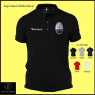 Maserati POLO Sports Cars Collar T-Shirt Polo Shirt Cotton Embroidery Sulam FGL
