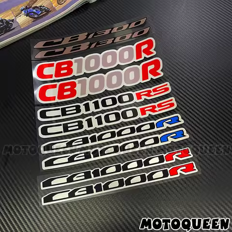Motorbike Motorcycle Tank Pad Side Shell Wind Decor Label Logo Decals Stickers for Honda CB1000R CB1
