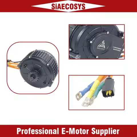 QS MOTOR QS165 V2 5000W 72V 35H PMSM Mid Drive Motor with 428 14T Sprocket for E-Motorcycle