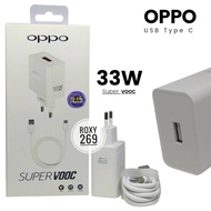 Charger Carger Oppo Super VOOC USB Type C 33W Reno Flash Charging Fast Charge Cas Casan Ces Cesan Ca