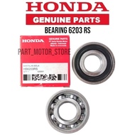MESIN LAHAR GEAR BEARING 6203 RS TRANSMISSION ENGINE BEARING 6203 RS ORIGINAL HONDA AHM HB6203RS