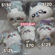 Chiikawa飛鼠公仔 抱膝/桃心/小腳/魷魚/鎖匙包