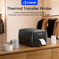 Clabel X1 A6 Thermal Transfer Printer Ribbon Barcode AWB Waybill Shipping Label Sticker Maker