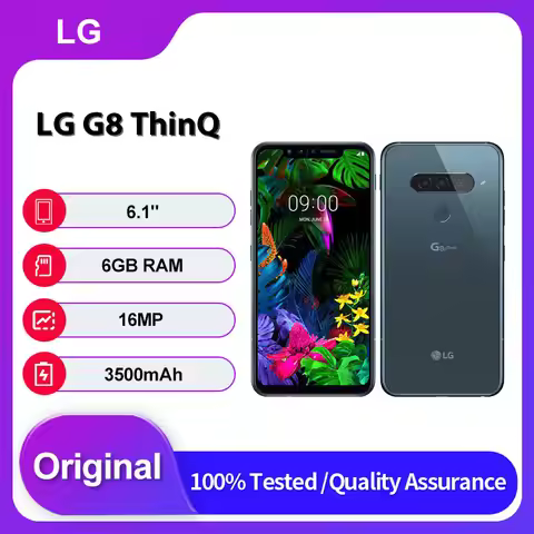 Original Unlocked LG G8 ThinQ G820N/G820UM 128GB 6GB RAM 4G Face ID 3500mAh Mobile Phone