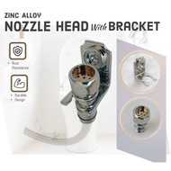 Chrome Bidet Nozzle Head for Bathroom Toilet Accessories Heavy Duty Bidet Nozzle Head Replacement wi