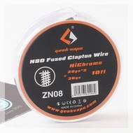 Geek Vape N80 Fused Clapton Wire Nichrome 26ga 3 36ga 100 Authentic