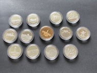 1992年加拿大精裝銀幣 (風景) 盒裝13枚